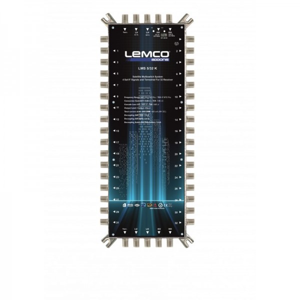 LEMCO LMS 5/32 C - 5 Εισόδων Cascade Multiswitch